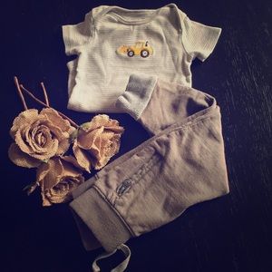 Burt’s Bees Baby Organic Cotton Pants w/ Onesie